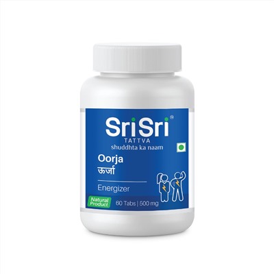 OORJA Energizer, Sri Sri Tattva (УРДЖА энерготоник, Шри Шри Таттва), 60 таб.