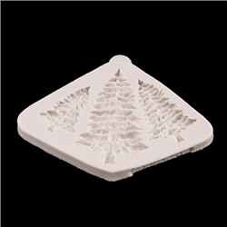 Силиконовый молд "Елки" 12,5*9 см