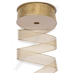 Лента декоративная 3,8 см*50 ярд (38-017)