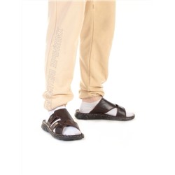 P2321-10 BROWN Тапочки мужские (натуральная кожа) размер