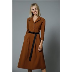 DiLiaFashion 0546 рыжий, Платье