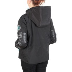 009 BLACK Куртка демисезонная женская (100 гр. синтепон) размер L(46) - 52 российский