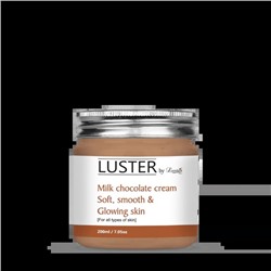 MILK CHOCOLATE Cream, Luster (МОЛОЧНЫЙ ШОКОЛАД успокаивающий крем для лица, Ластер), 200 мл.