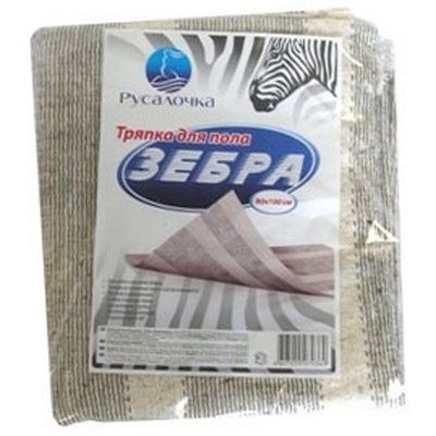 Тряпка д/пола РУСАЛОЧКА 60*80 Полосатая