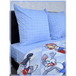 Детское постельное белье поплин артдизайн Веселые старты