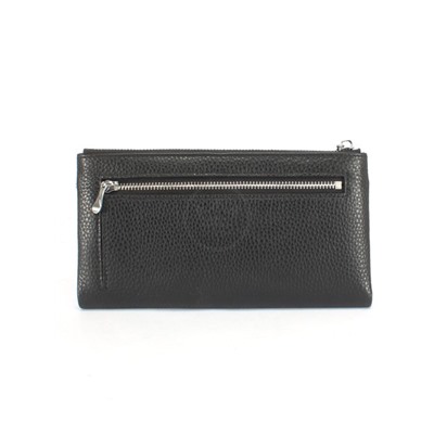 Кошелек женский натуральная кожа Cossroll-2202-9941-2,  4отд,  16карм,  черный 247998