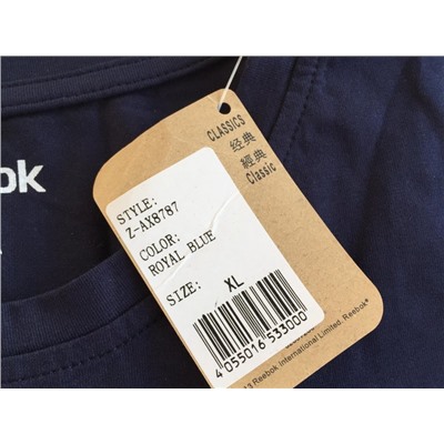 Футболка Reebok темно-синяя
