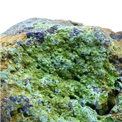 Азурмалахит камень 90*86*62мм, 547г
