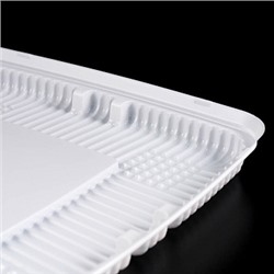 Контейнер для торта квадратный 25 см пластик