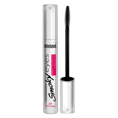 Тушь для ресниц LUXVISAGE Smoky eyes 7 г Эффект умножения и удлинения