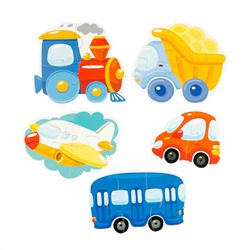 Контурные пазлы «Транспорт»