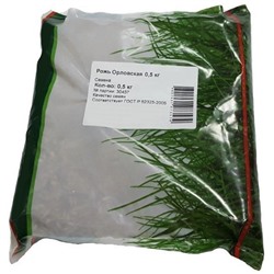 Сидерат Рожь озимая Орловская 9 0,5кг (Код: 91869)