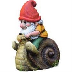 Фигурка Гном УЛИ на улитке  H38 Ф260