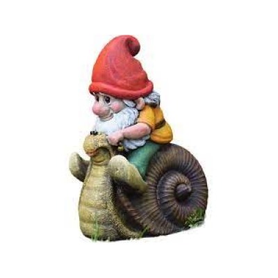 Фигурка Гном УЛИ на улитке  H38 Ф260