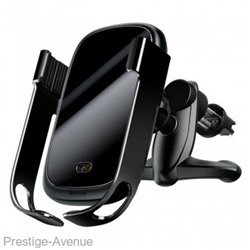 Автомобильный держатель Baseus Rock-Solid Vehicle Mounted Holder Wireless Charger черный