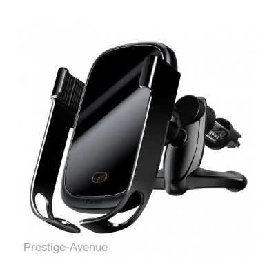 Автомобильный держатель Baseus Rock-Solid Vehicle Mounted Holder Wireless Charger черный