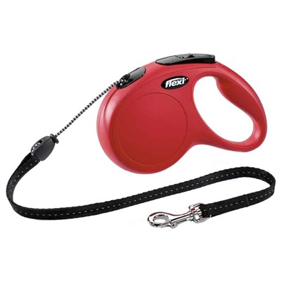 Рулетка Флекси Classic M 8м, до 20кг трос (красный) 02280 1АГ