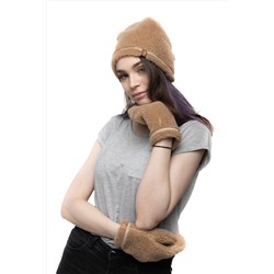 Шапка меховая цвет Кемел
