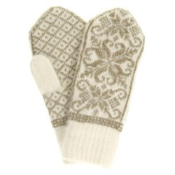 Варежки женские "Паук и снежинки" ПП 3237-1