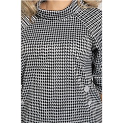 Платье Конфетти (черно-белое) П12688-18