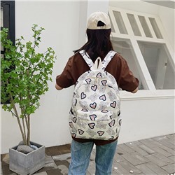 3662-1 бел Рюкзак женский (43х30х14)