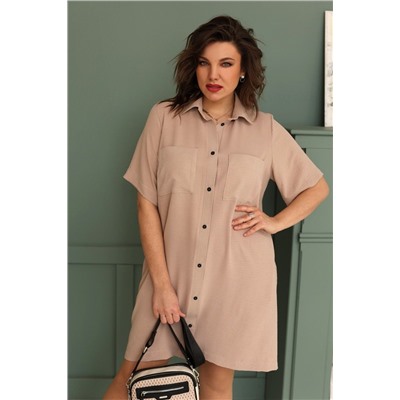 BegiModa 1007 кэмел, Платье