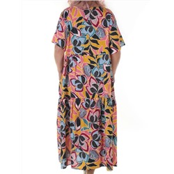 2010 Платье длинное летнее JIANG ZI размер 4XL - 54 российский