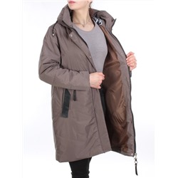 Z619-1 DARK BEIGE Куртка демисезонная женская (100 гр. синтепон) размер 50 российский