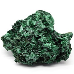 Малахит плисовый кристаллическое образование 73*62*29мм, 116г.