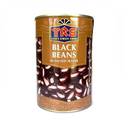 BLACK BEANS in salted water, TRS (Консервированная ЧЕРНАЯ ФАСОЛЬ, ТРС), 400 г.
