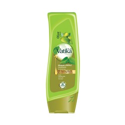 Vatika OLIVE AND HENNA, Nourish And Protect Conditioner, Dabur (Ватика ОЛИВКА И ХНА, Кондиционер ПИТАНИЕ И ЗАЩИТА, для нормальных волос, Дабур), 400 мл. - СРОК ГОДНОСТИ ДО 30 ИЮНЯ 2025 ГОДА