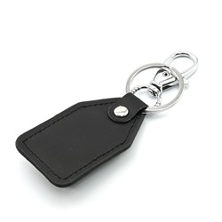 Брелок кожаный с накладкой из лазурита пакистанского 40*75мм