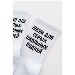 Носки детские Школьные будни (набор 3 пары)