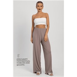 Брюки-палаццо для дома Шелк вискозы (латте) Б14499-52М