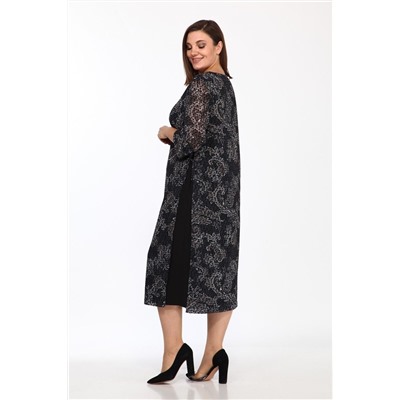 Lady Style Classic 1767/7 черно-синий, Платье