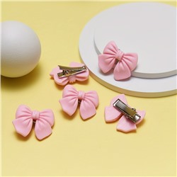 Набор заколок-бантиков 5 штук. Размер 3 см.