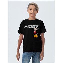 Футболка детская Mickey, черная