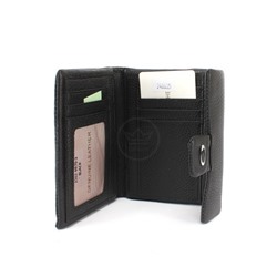 Кошелек женский н/к+паспорт Cossroll-2202-9979-2,  7отд,  7карм,  черный 248035