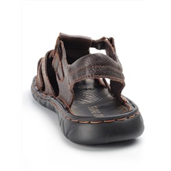 P2316-10 BROWN Сандалии мужские (натуральная кожа) размер