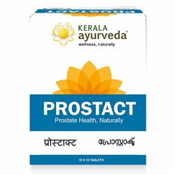 PROSTACT Tablets, Kerala Ayurveda (ПРОСТАКТ, лечение простаты, Керала Аюрведа), 100 таб.