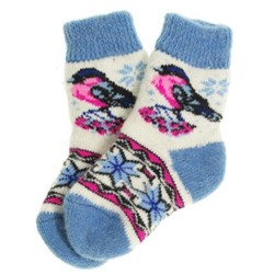 Носки детские "Снегирь и орнамент" 6455-5