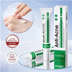 Крем для проблемной кожи против акне с азелаиновой кислотой и чайным деревом Sadoer, 20 гр.