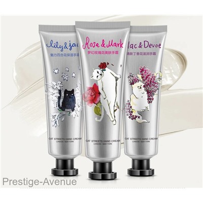 Крем для рук "Bioaqua" Cat Streets Lily & Jack 3шт.*30гр. арт. 8037