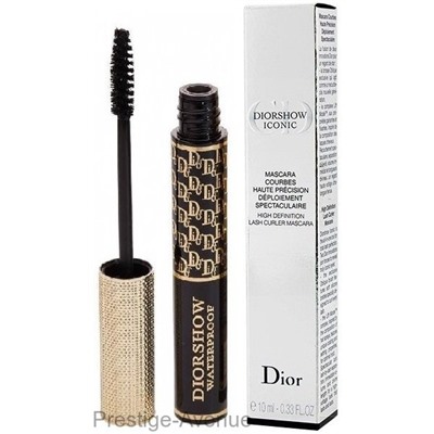 Тушь для ресниц Dior Diorshow Iconic 090 noir black 10ml (серебро)