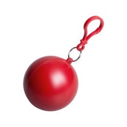 Дождевик в круглом футляре Nimbus, красный