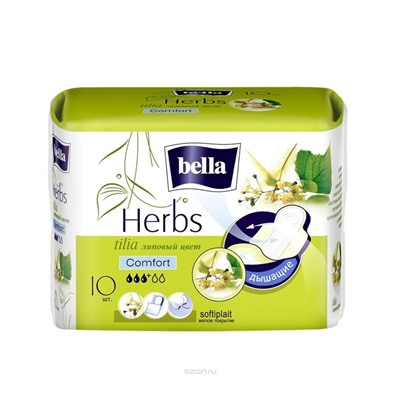 BELLA  Herbs Tilia  Komfort softiplait Липа 10шт  1-й класс
