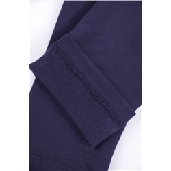 Теплые лосины из футера двухнитки с начесом для девочки Happyfox