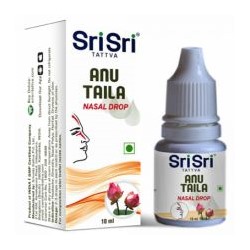 ANU TAILA Nasal Drops, Sri Sri (АНУ ТАЙЛА, Капли для носа, Шри Шри), 10 мл.