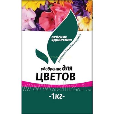 Удобрение для Цветов 1кг (N 15%;P 6%; K 15%; Mg 2.2%) БХЗ