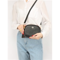 Сумка женская искусственная кожа YDR-2370,  3отд,  плечевой ремень,  черный 251609